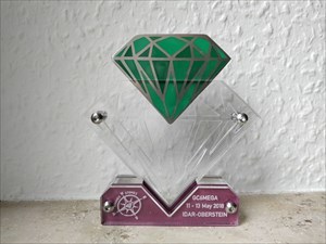Idar-Oberstein Jewel Coin - grün