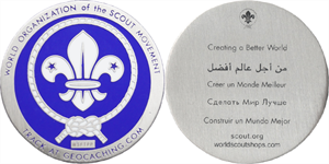 Geocaching Scouts UK Geocoin