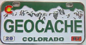 2007 Colorado State geocoin