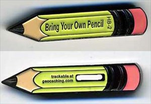 BYO Pencil Geocoin