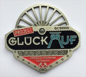 LordT&#39;s Project Glück Auf 2016 Event Geocoin Front