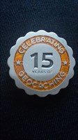 Medaille 15 Jahre Geocaching