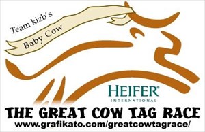 Baby Cow Racer Tag
