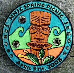 King Watchung Tiki Event Geocoin front