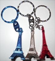 Blue, White, Red Eiffel Towers
