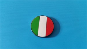 Italy Micro Flag Coin