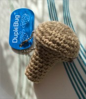 Crocheted Mushroom Trackable