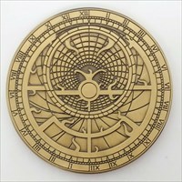 Astrolabe Geocoin front