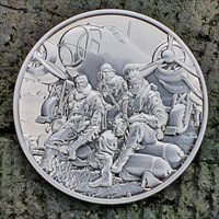 VE Day Silver