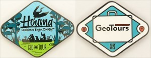 GeoTour Phase 1 Geocoin (+ Tag)