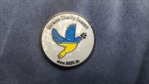  LE-Version der Ukraine Charity Geocoin des NABU