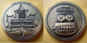 Canadian Volunteers coin....