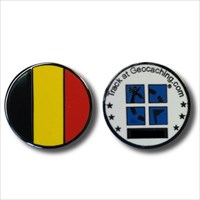 Belgium Flag Micro Geocoin