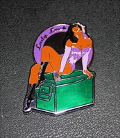 Lady Luck Geocoin - Violet Edition front