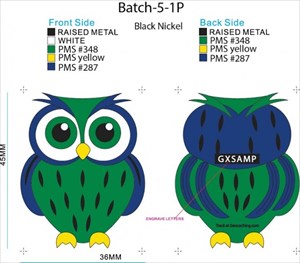 Owl-Geocoin-B5-1P Dosen-Futter Edition