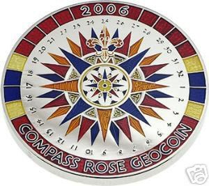 2006 Compass Rose Geocoin