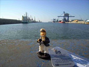 Popeye s Vater im Heimathafen Rostock