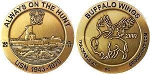 2007 Buffalo Wings Geocoin