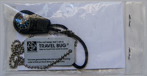 Travel Bug Dog Tag