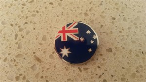 Aussie Flag micro coin