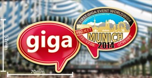 Worldwide first GIGA Event Munich Geocoin