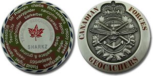 Canadian Forces Geocoin 