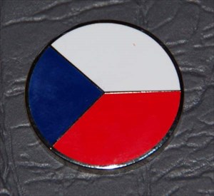 czech flag coin 2
