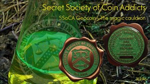 SSoCA Geocoin - The magic cauldron