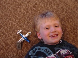 Sutton and his plane bug