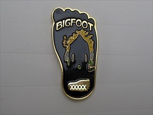 Bigfoot 2010 Geocoin Gold