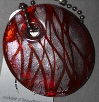 Bead-Amber Glass Oval TB