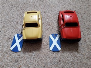 The Red car ands its Yellow counterpart