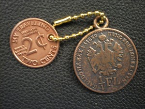 2 Cents Münzen TB/Coin Vorderseite