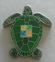 Loggerhead Turtle Geocoin front