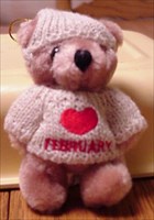 Calendar Bear - February