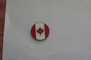 KC&#39;s Canadian Flag Geo Coin