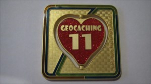 Geocaching 11th Anniversary Geocoin.
