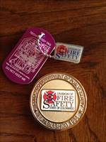 CO Division of Fire Safety Coin, TB tag &amp; tie tac