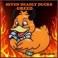 SEVEN-DEADLY-DUCKS [GREED-HABGIER](orange duck)