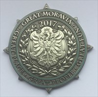 LordT&#39;s Great Moravia 2017 Geocoin Front