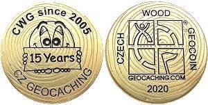15 Years CWG Geocoin
