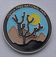Joshua Tree National Park Geocoin front