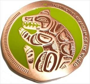 Native American Totem Series Geocoin Bear Edition 