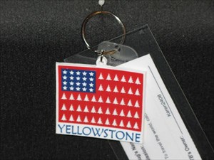 Yellowstone Flag Keychain