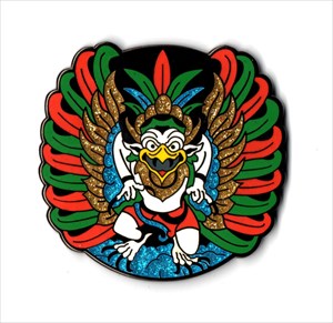Mystic Garuda Geocoin - Paradiesvogel front