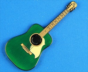Acoustic Guitar Black Green