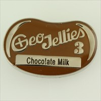 GeoJellies3 Geocoin - Chocolate Milk nickel front
