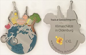 Oldenburg Klimaschätze Geocoin - Silber RE 150