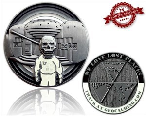 We Love Lost Places Geocoin - Glowing Edition LE75