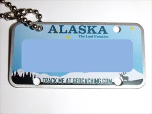 Alaska License Plate Tag